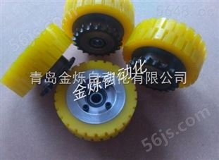山东AGV小车防滑车轮及链轮成套驱动轮/无人运输车脚轮