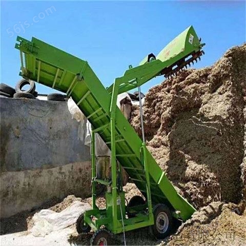 550方玉米小麦全自动铲取料装车机 自动送料机生产厂家 圣能