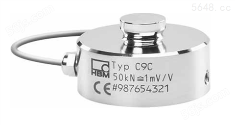 HBM德国C9C-50N-50KN不锈钢传感器